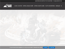 Tablet Screenshot of leasebike.fr